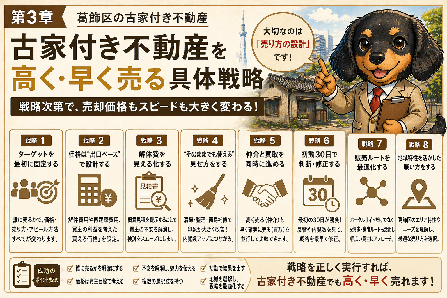 古家付き不動産を高く売る戦略