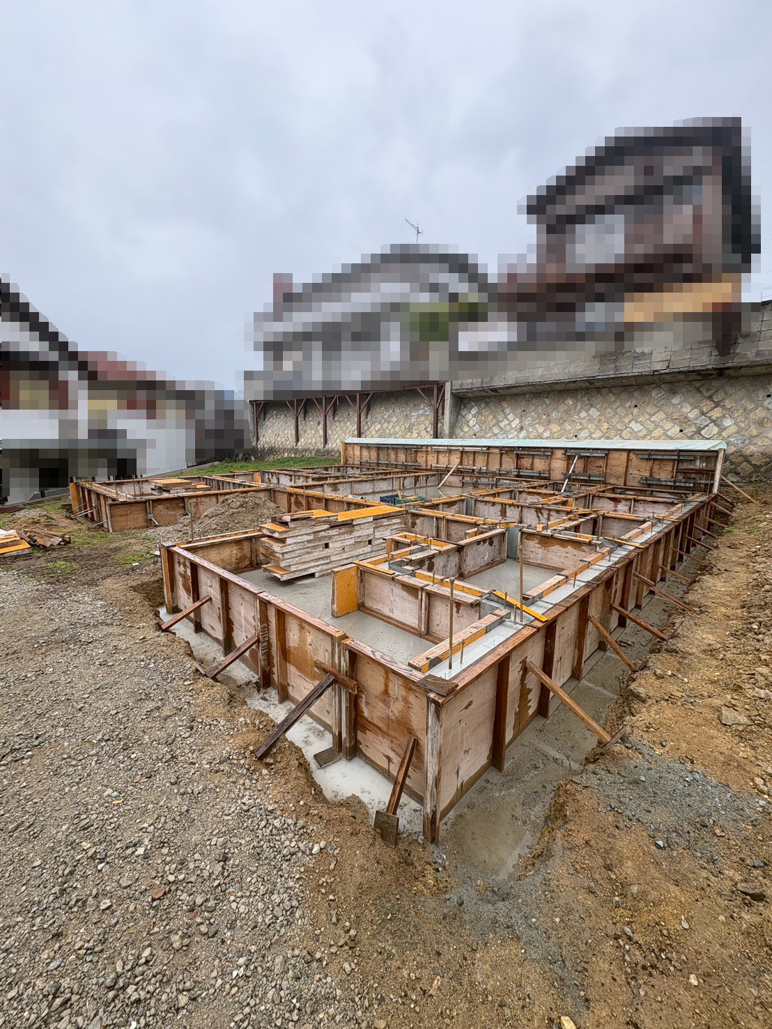 垂水区戸建 基礎工事の画像
