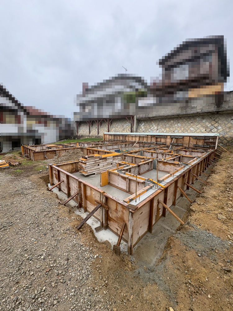 垂水区戸建　基礎工事の画像
