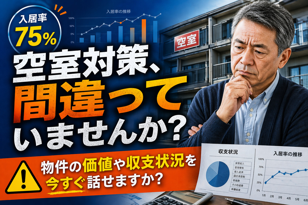 空室が埋まらない本当の理由｜感覚で空室対策をしていませんか？の画像