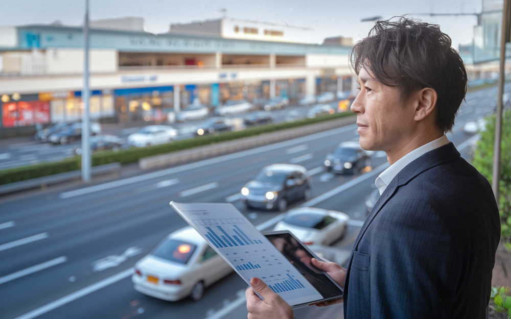 ロードサイド店舗の立地選びで迷っていませんか？交通量の調査方法と実地確認の手順を解説の画像