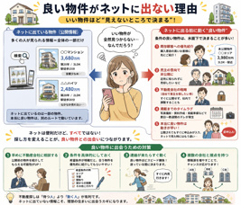  良い物件がネットに出ない理由 知らないと“出遅れる”不動産の現実の画像