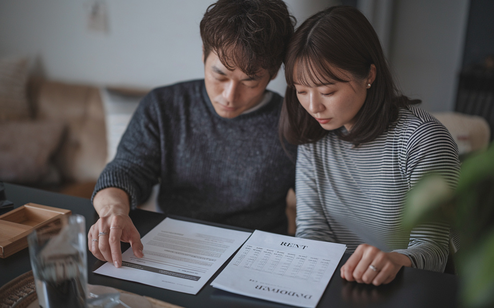 共働き夫婦の家賃はいくらが安心？世帯年収別の無理ない目安と負担割合を解説の画像