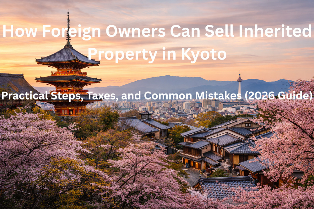 How Foreign Owners Can Sell Inherited Property in Kyoto Practical Steps, Taxes, and Common Mistakes (2026 Guide)の画像