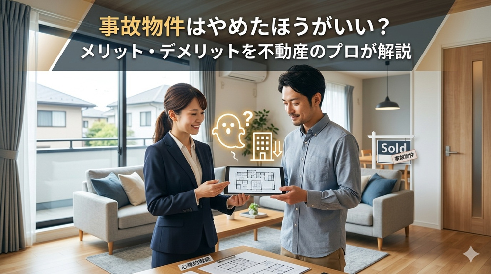 【事故物件・訳あり物件・ゴミ屋敷】【稲沢市事故物件売買のプロが解説】 事故物件はやめたほうがいい？メリット・デメリットと賢い付き合い方の画像
