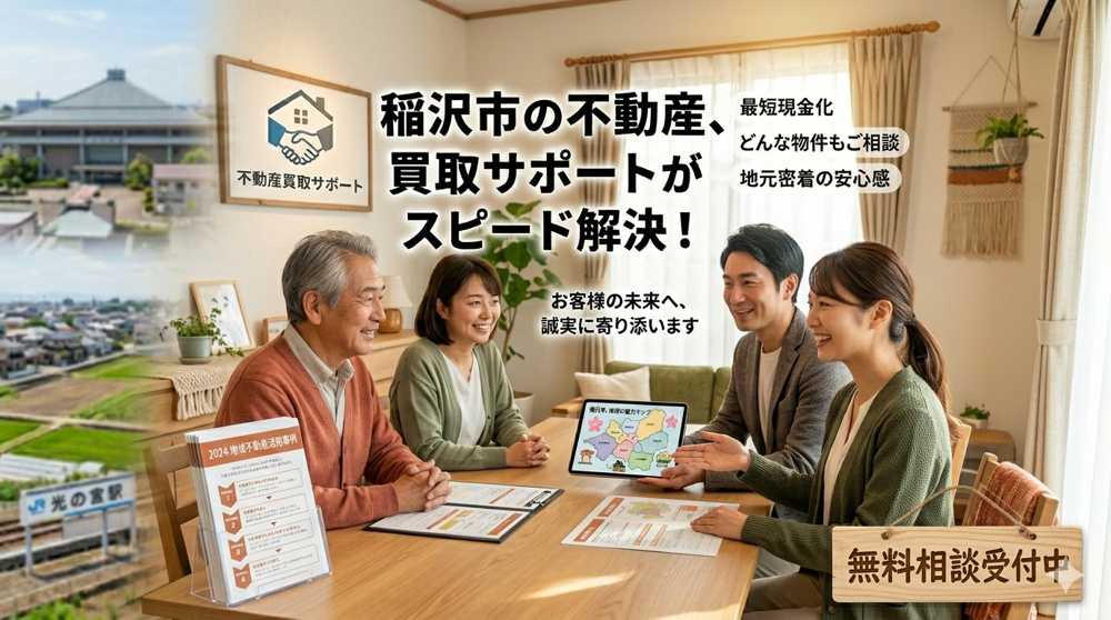 【稲沢市不動産買取】「不動産買取サポート」が寄り添う、 安心の現金化をご提案しますの画像
