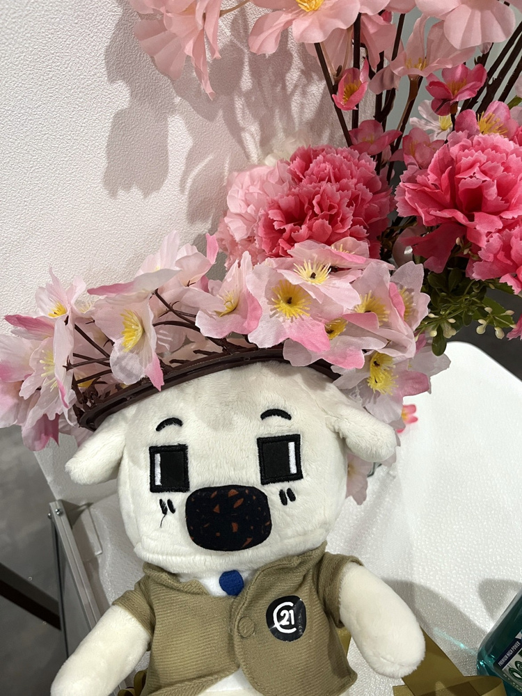店内にもお花が咲きました！の画像