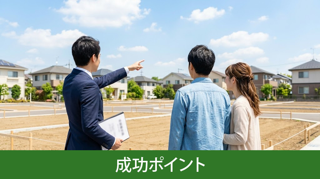 理想の土地を見つけるための成功ポイント