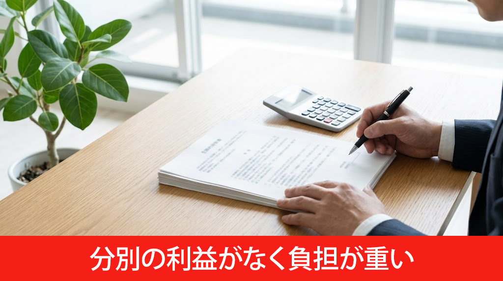連帯保証人は分別の利益がなく負担が重い