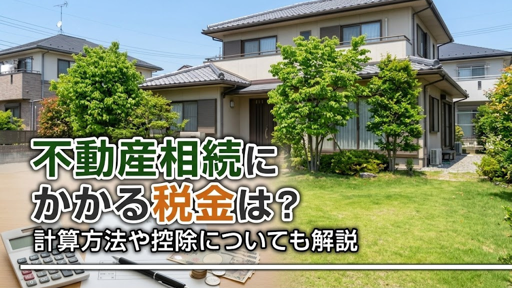 不動産相続にかかる税金は？計算方法や控除についても解説の画像
