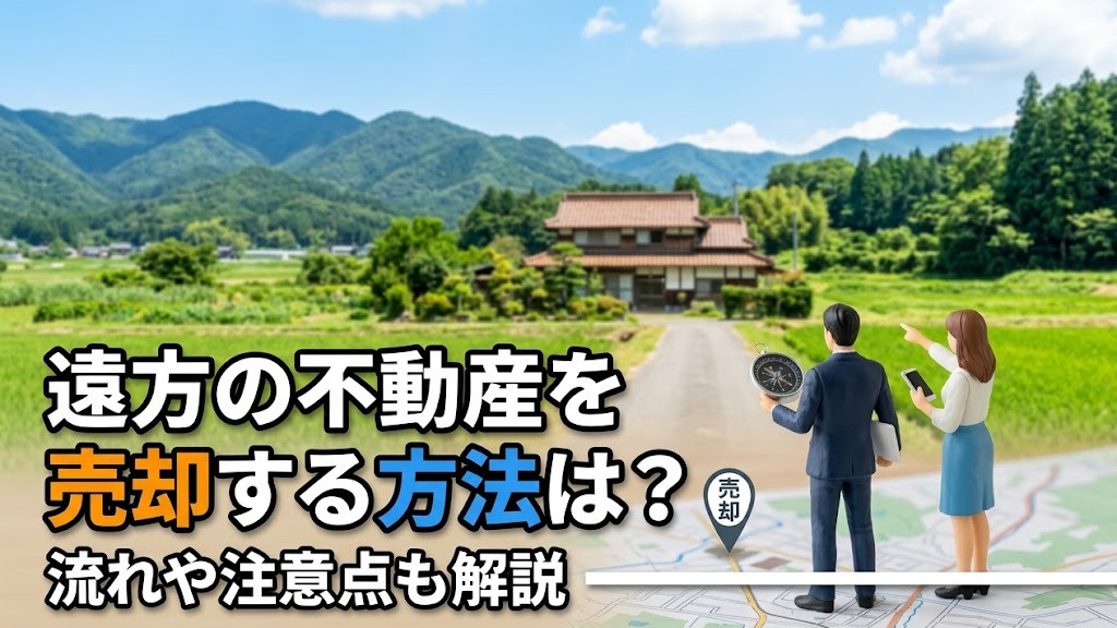 遠方の不動産を売却する方法は？流れや注意点も解説の画像