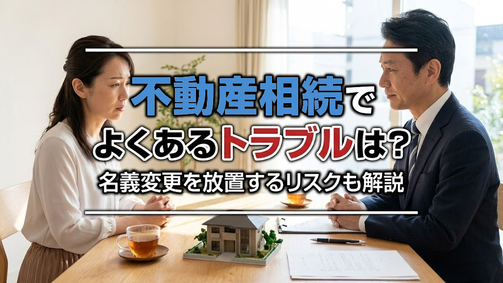 不動産相続でよくあるトラブルは？名義変更を放置するリスクも解説の画像
