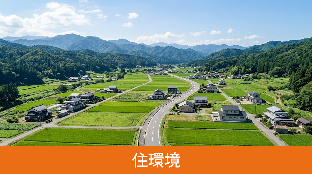 大垣市上石津町の住環境