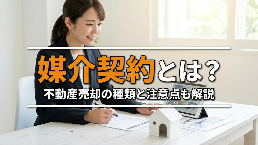 媒介契約とは？不動産売却の種類と注意点も解説の画像