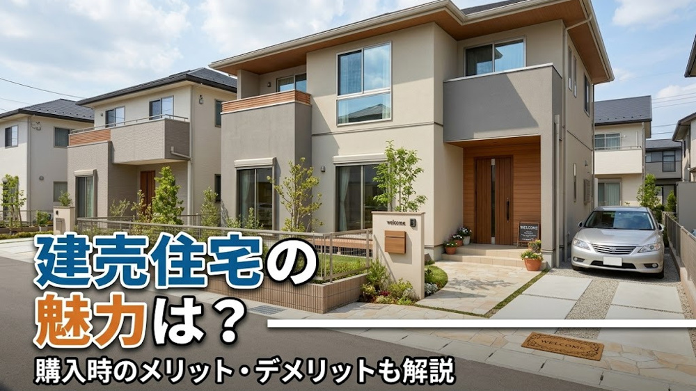 【2026年最新版】建売住宅の魅力は？購入時のメリット・デメリットも徹底解説|福岡県版|建売ナビの画像