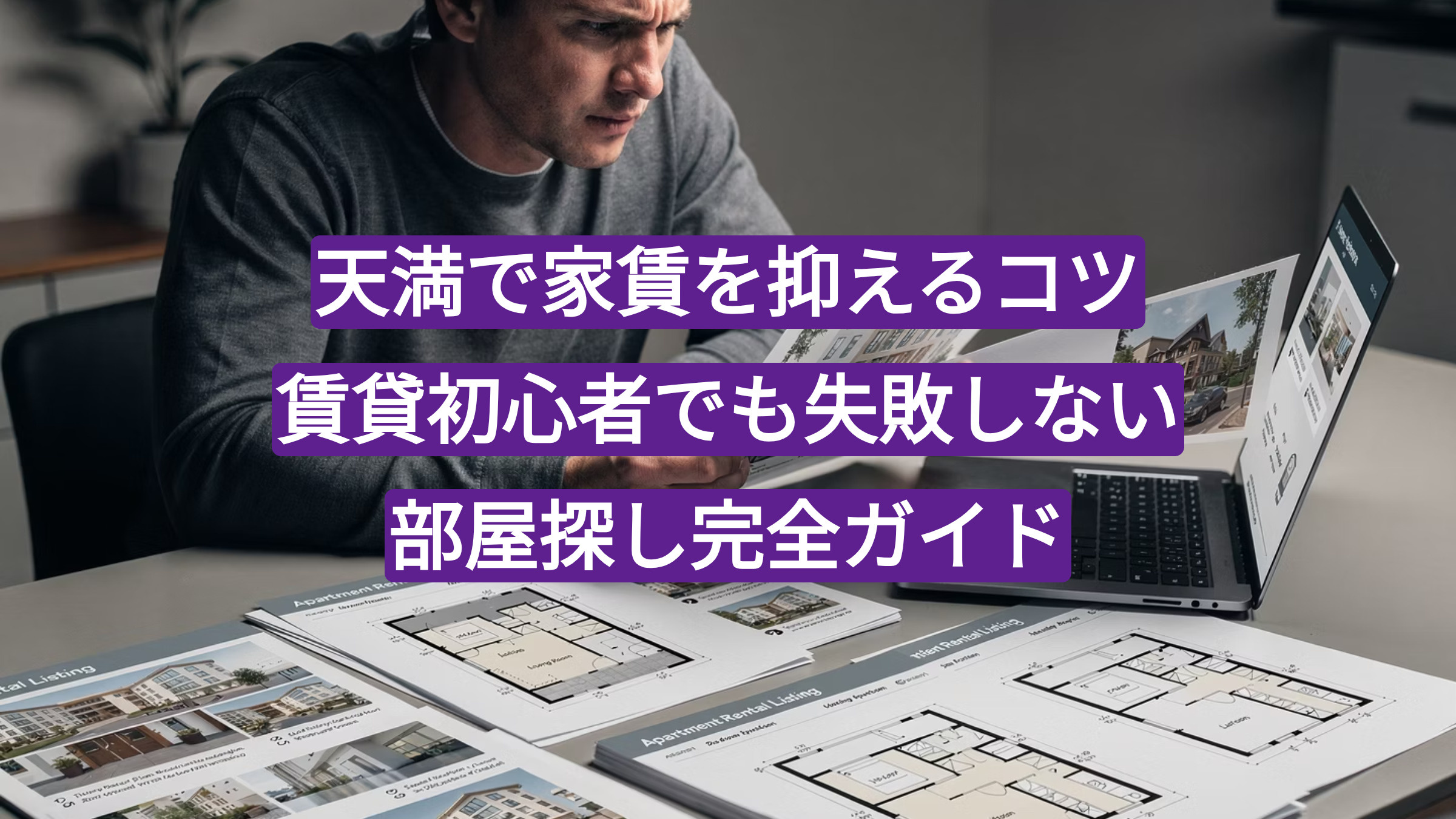 天満で家賃を抑えるコツ｜賃貸初心者でも失敗しない部屋探し完全ガイドの画像