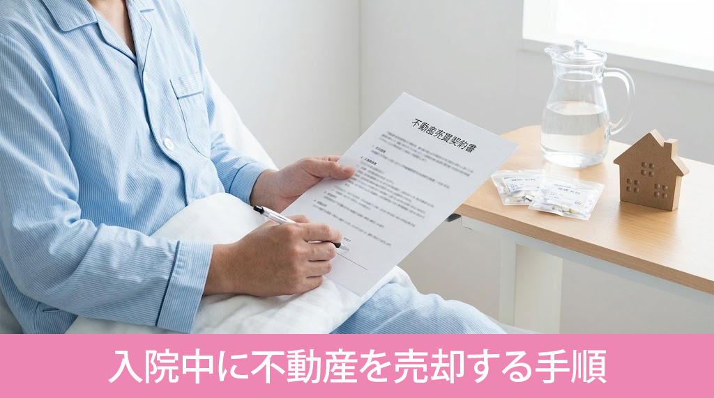 自分が入院中に不動産を売却する手順
