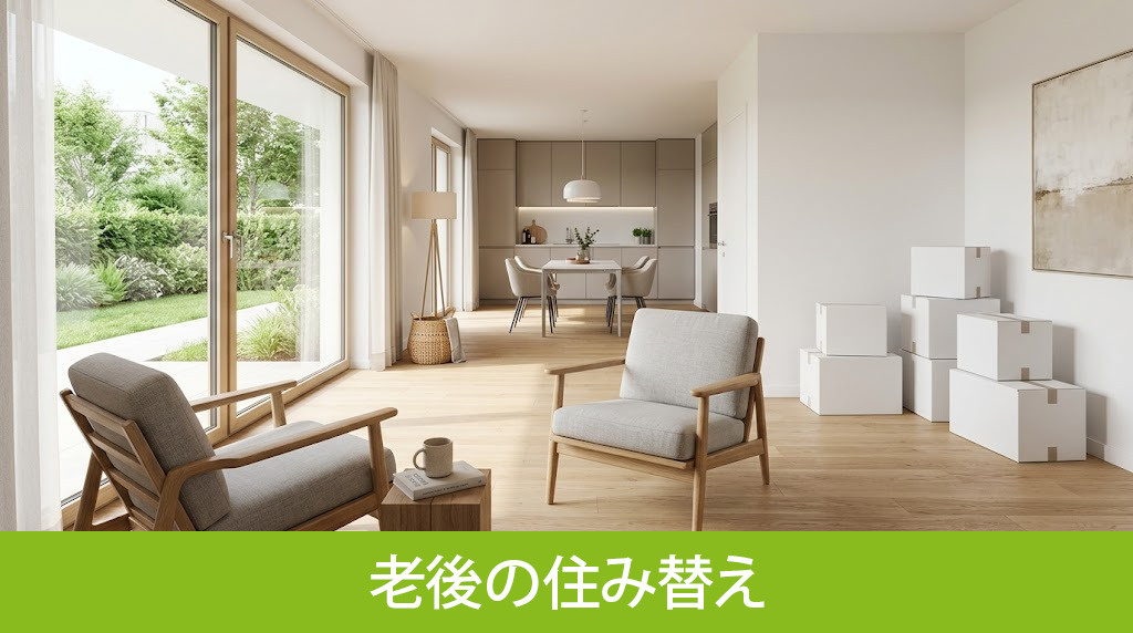 子どもが独立した後の老後の住み替え
