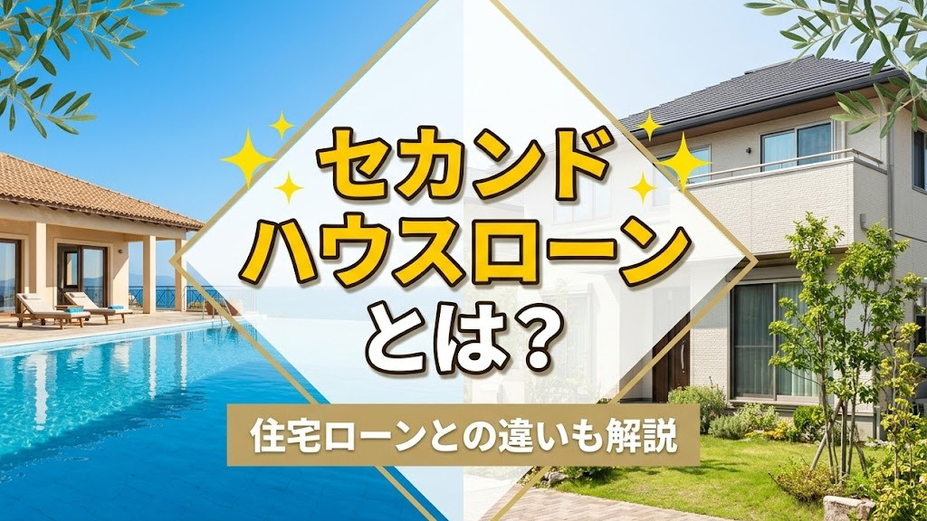 セカンドハウスローンとは？住宅ローンとの違いも解説の画像