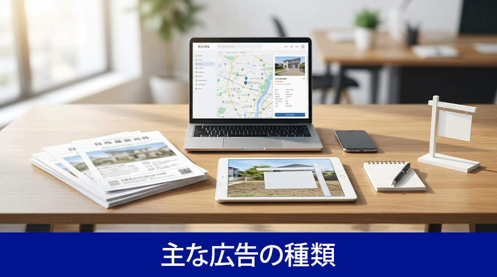 不動産売却で活用される主な広告の種類