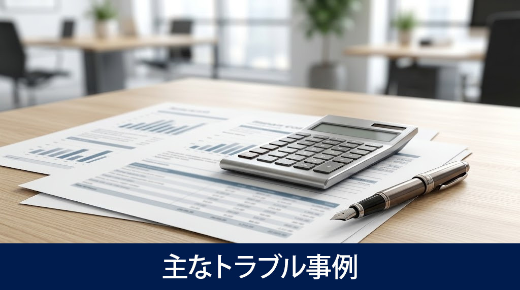 サブリースで自己破産に陥る主なトラブル事例