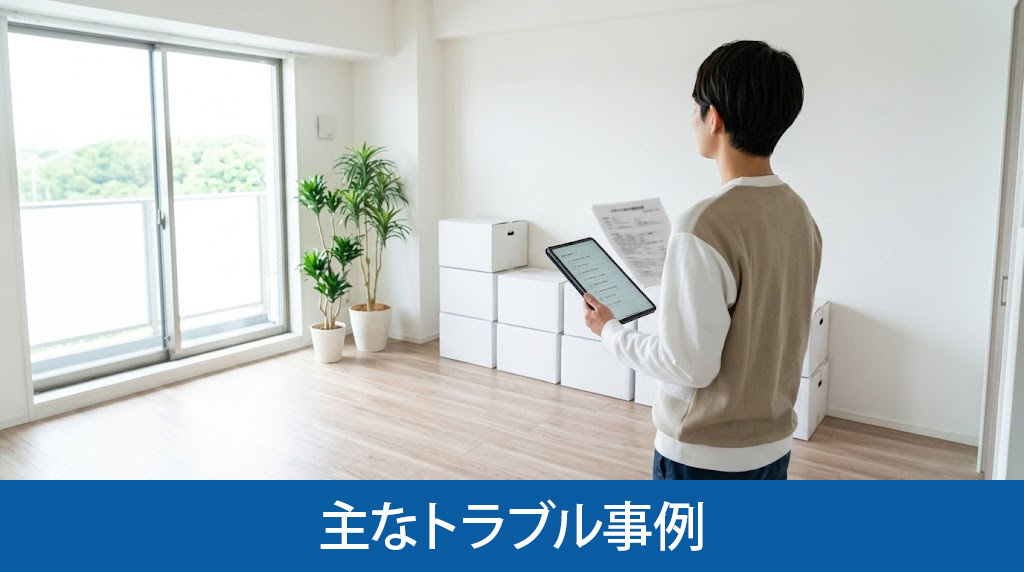 マンション引き渡し後の主なトラブル事例