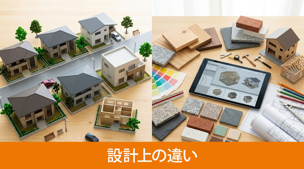建売住宅と注文住宅の設計上の違い