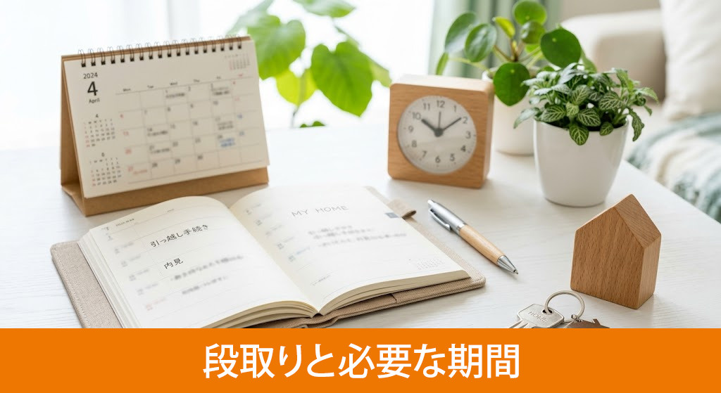 入居までの段取りと必要な期間