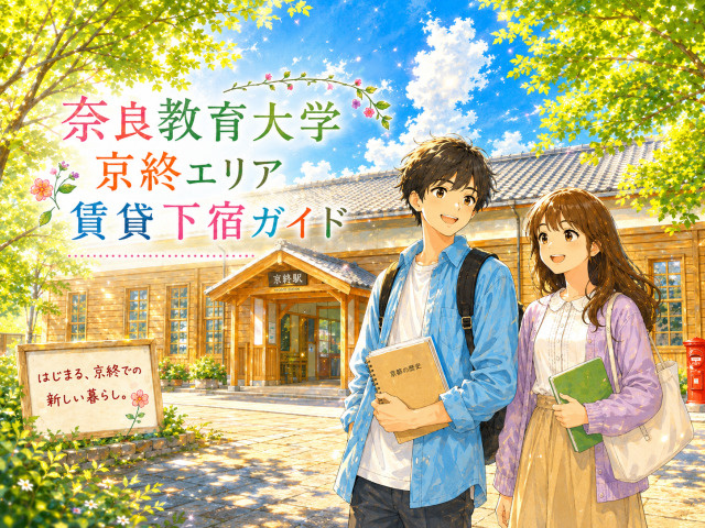 【専門家監修】京終駅エリアの賃貸下宿ガイド｜奈良教育大学周辺のお部屋探しの画像