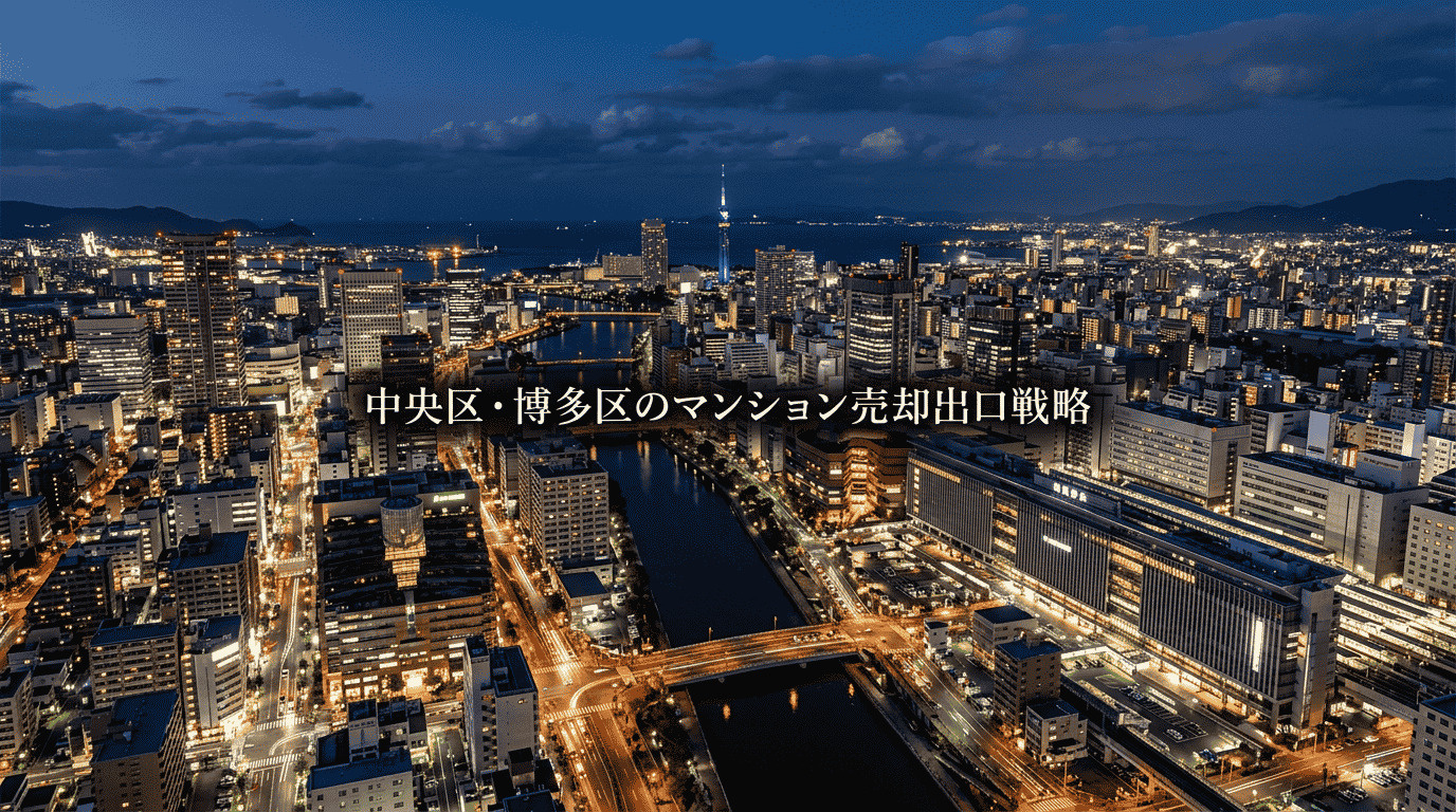 【中央区・博多区】2026年マンション高値売却の出口戦略の画像