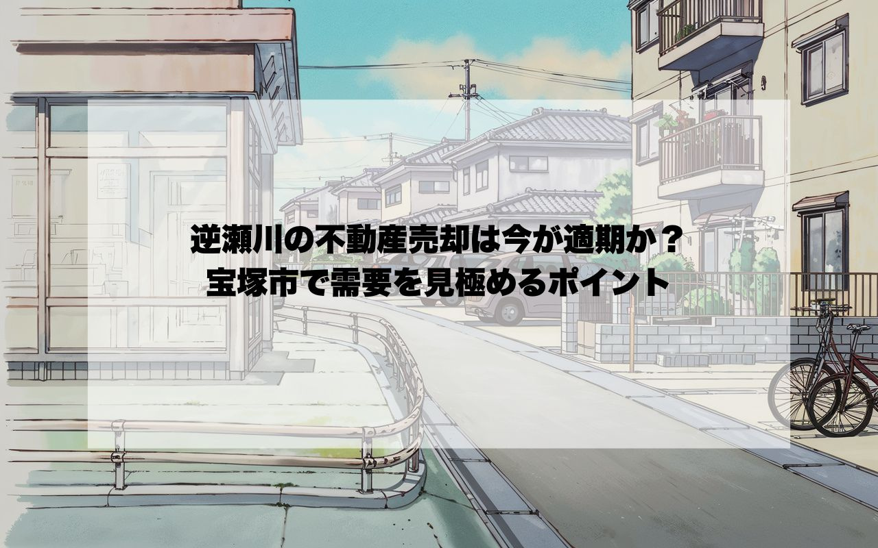 逆瀬川の不動産売却は今が適期か?宝塚市で需要を見極めるポイントの画像