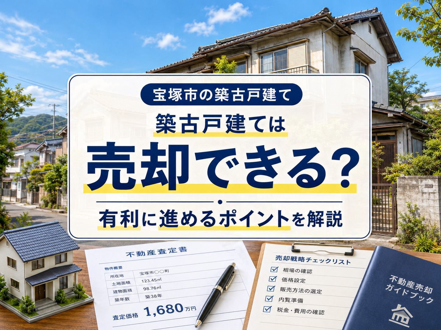 宝塚市の築古戸建ては売却できる?有利に進めるポイントを解説の画像