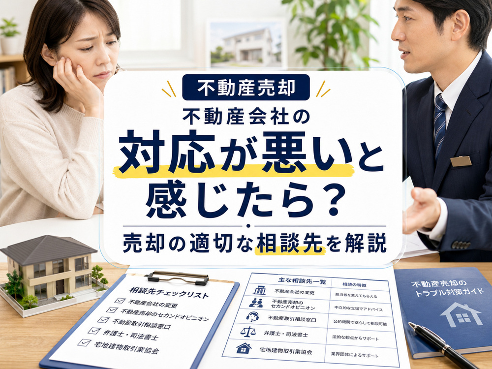 不動産会社の対応が悪いと感じたら？売却の適切な相談先を解説の画像