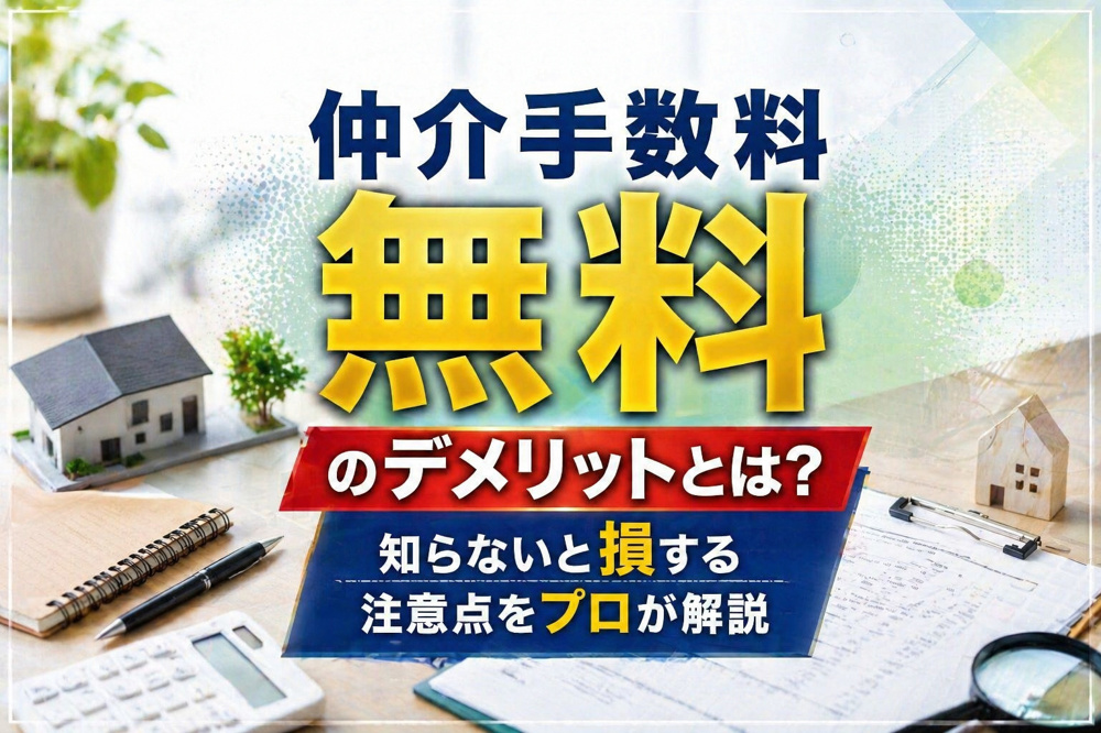 仲介手数料無料は怪しい？そう思っている人ほど損している話の画像