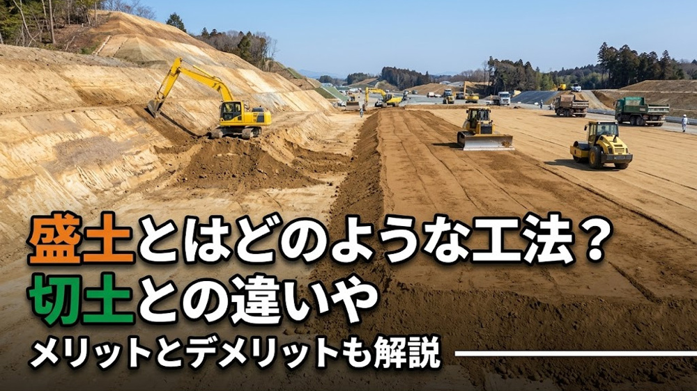 盛土とはどのような工法？切土との違いやメリットとデメリットも解説の画像