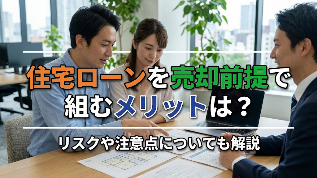 住宅ローンを売却前提で組むメリットは？リスクや注意点についても解説の画像