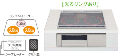 IHクッキングヒーター設置の画像