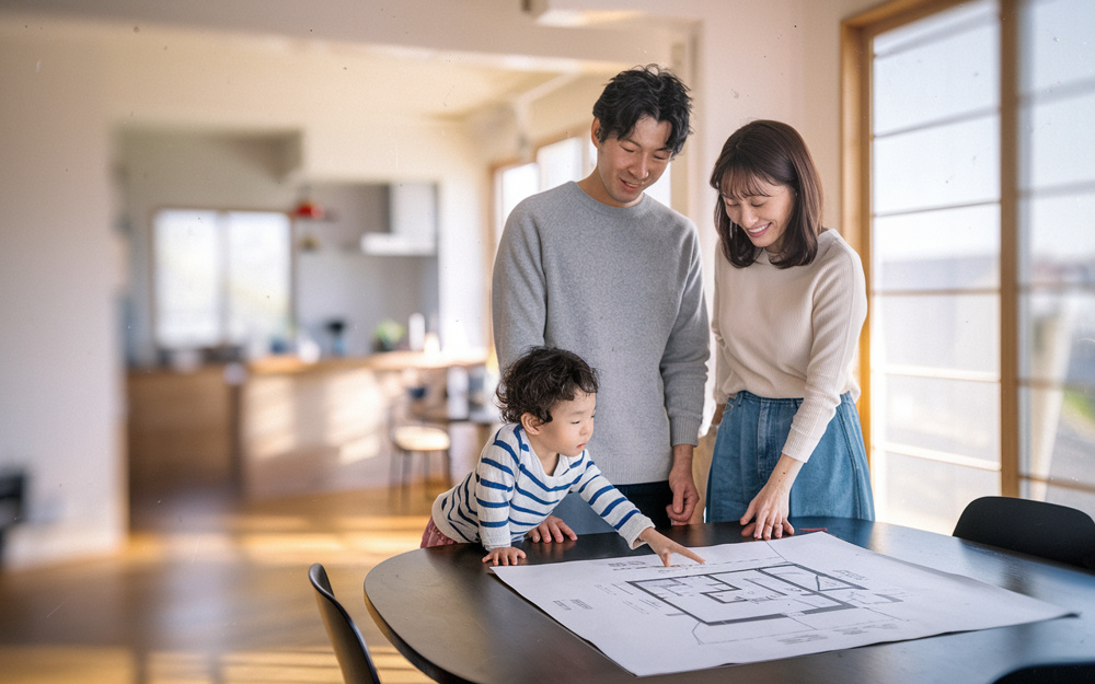 小郡市で子育てしやすい間取りとは？共働きに家事ラクな3LDK4LDKの工夫を解説の画像