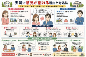 夫婦で家の意見が割れる理由と対処法｜揉めないための考え方の画像