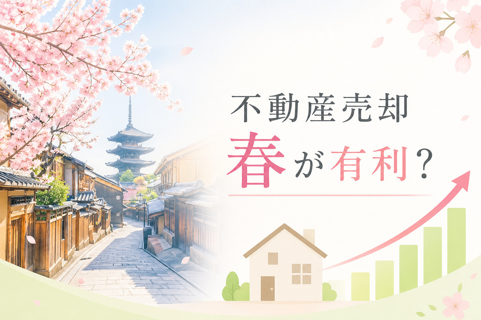 「売却は春が強い」は本当か?季節と売却の関係の真実 【2〜3月の成約率は通常期の1.5倍】の画像