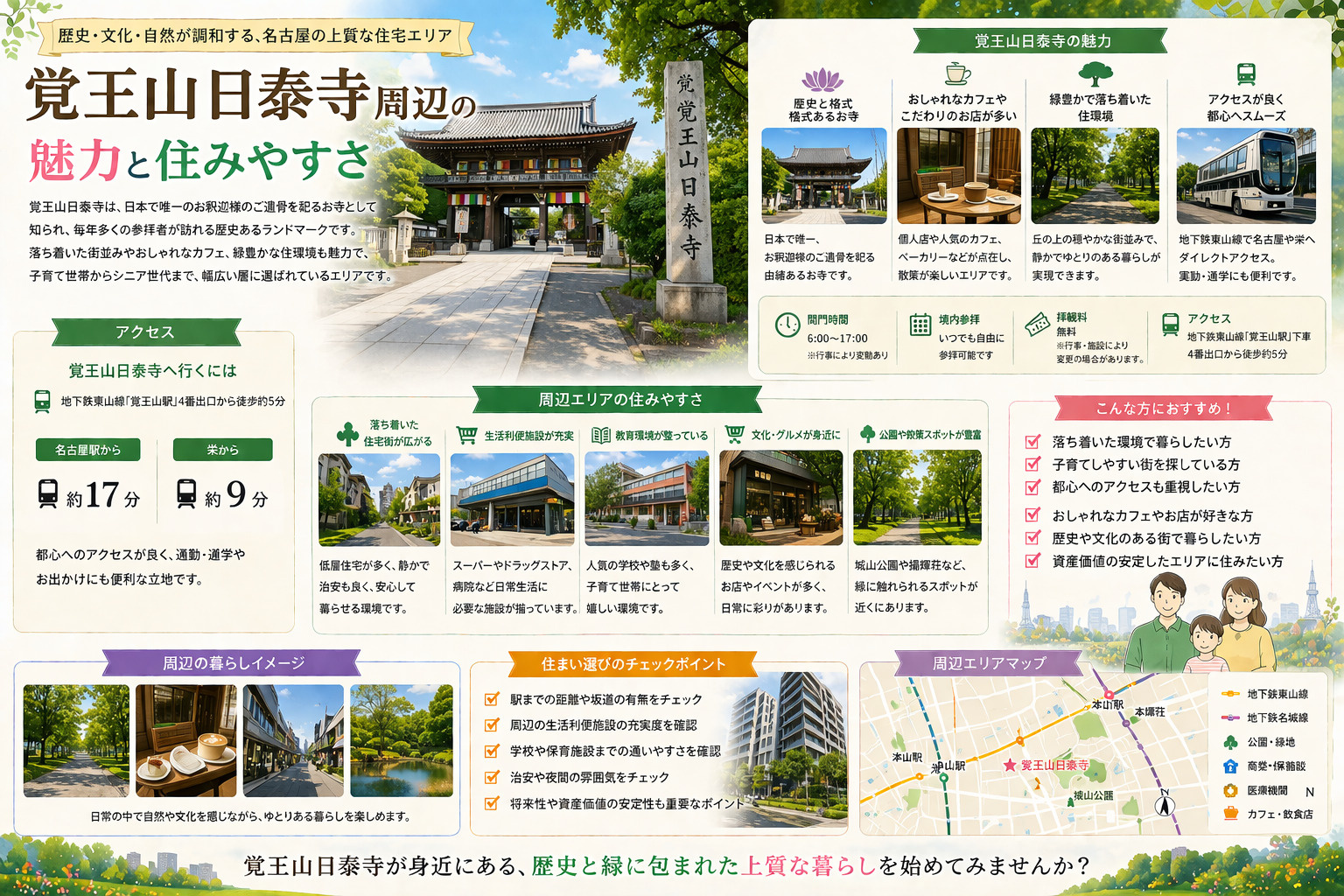 名古屋のランドマーク紹介「覚王山日泰寺」の画像