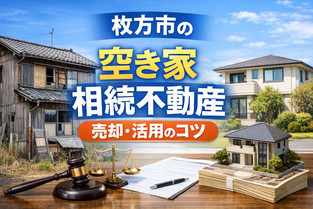 枚方市の空き家相続どうする？売却か活用か迷う方への判断ポイントの画像