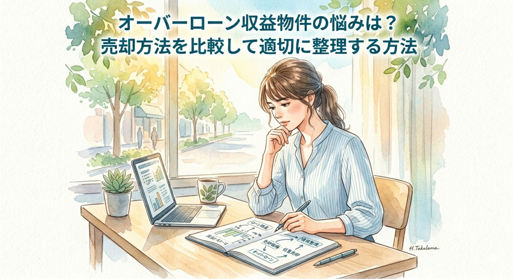 オーバーローン収益物件の悩みは？売却方法を比較して適切に整理する方法の画像