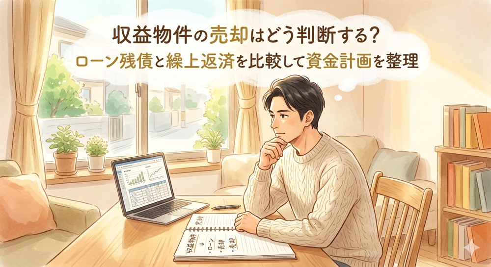 収益物件の売却はどう判断する？ローン残債と繰上返済を比較して資金計画を整理の画像