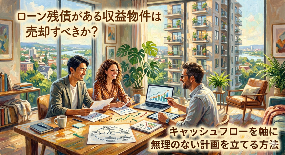ローン残債がある収益物件は売却すべきか？キャッシュフローを軸に無理のない計画を立てる方法の画像