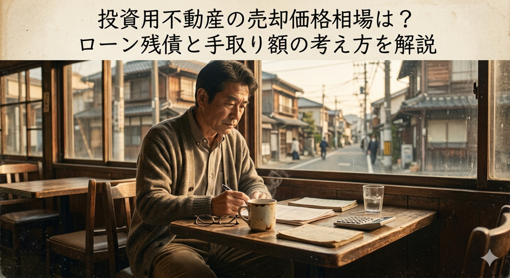投資用不動産の売却価格相場は？ローン残債と手取り額の考え方を解説の画像