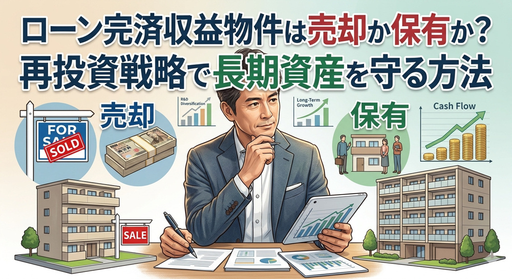 ローン完済収益物件は売却か保有か？再投資戦略で長期資産を守る方法の画像