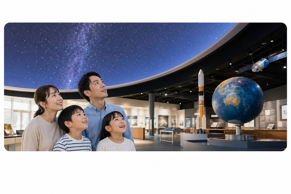 各務原市の親子で行きたい近場の学びスポット｜少年自然の家プラネタリウムと空宙博【2026年版】の画像
