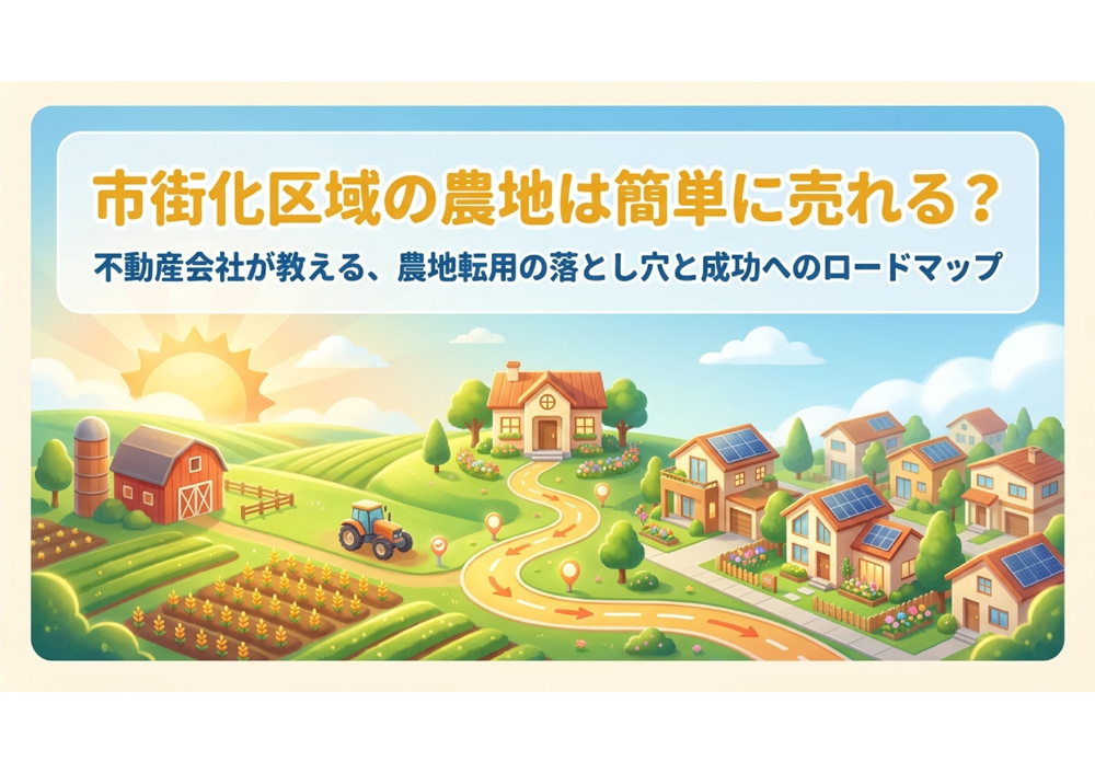市街化区域の農地は簡単に売れる？の画像