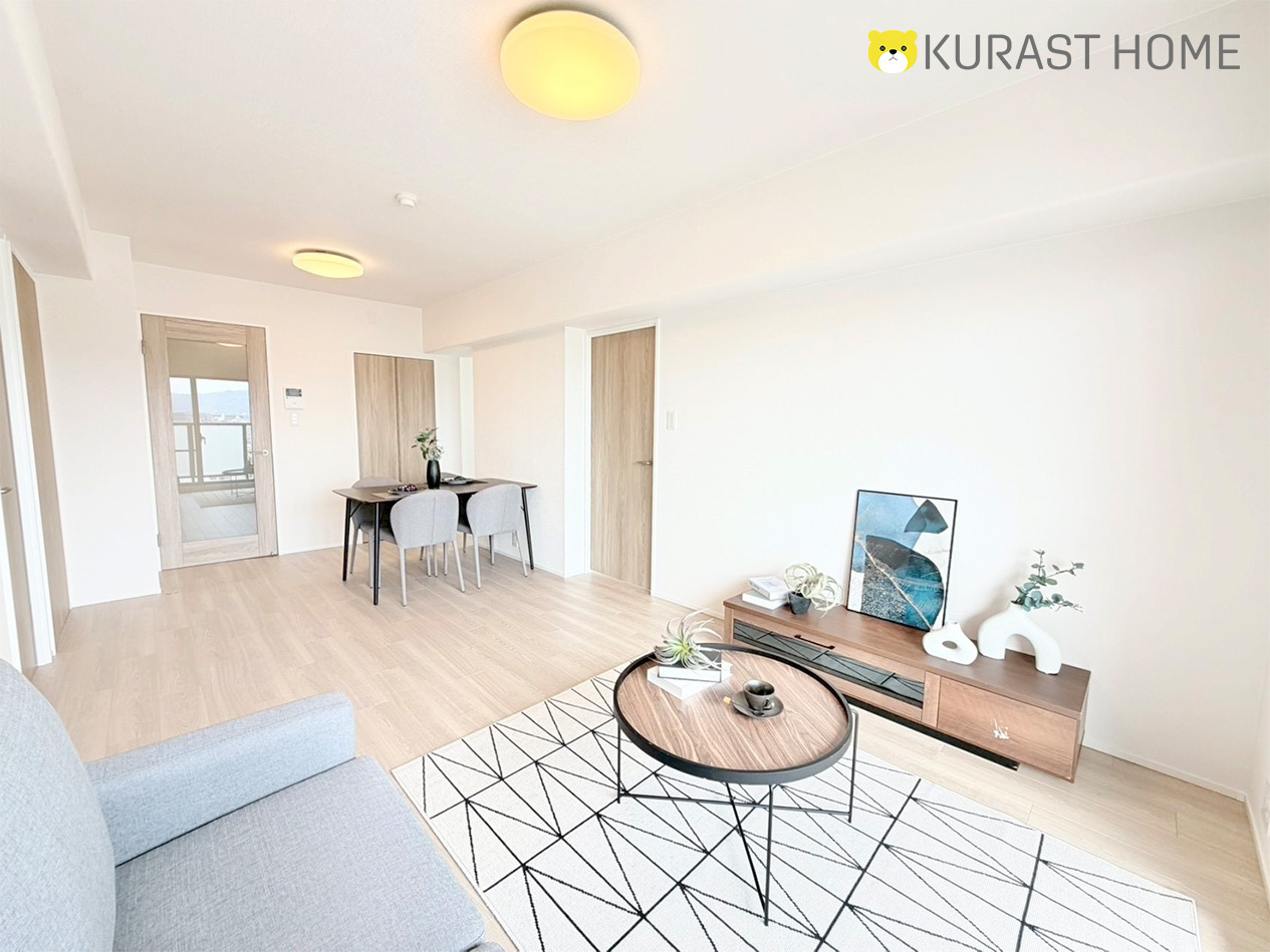 広々ルーフバルコニーが魅力的！ゆとりの間取りのリノベマンション―コスモワンダータウン　9階―の画像